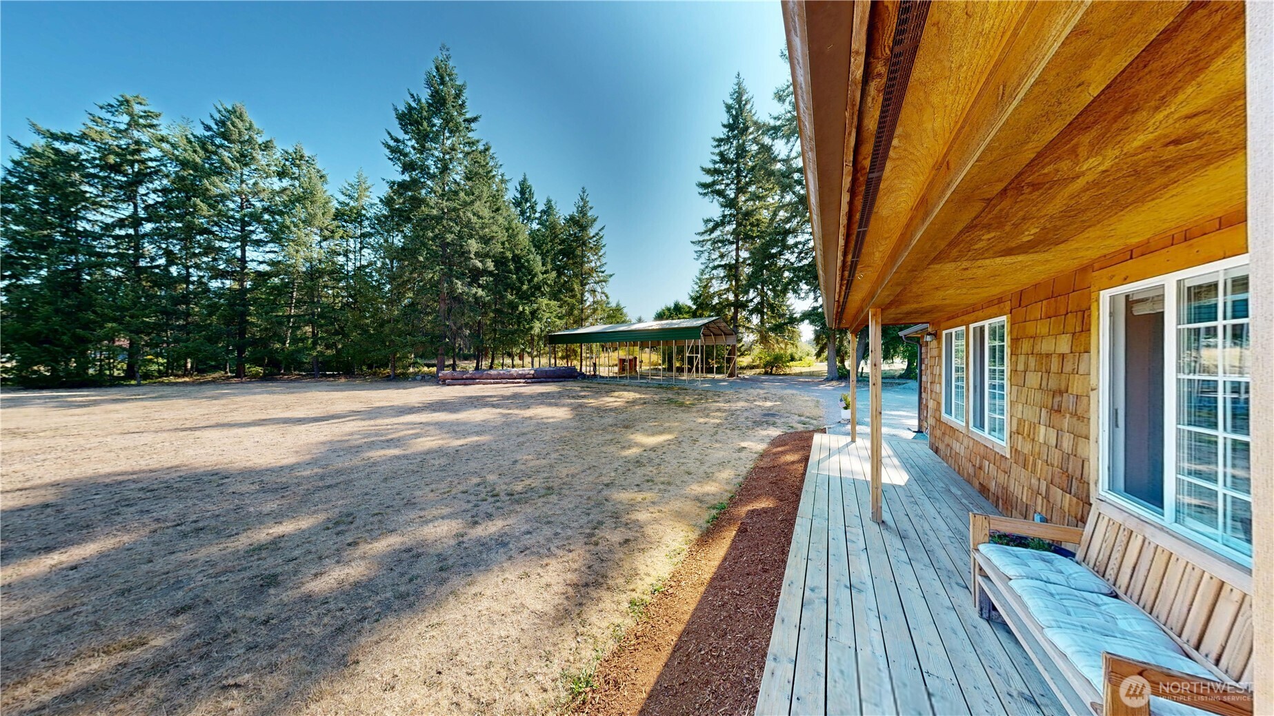 35812 Allen Road South Roy, WA 98580 - Photo 20 of 39 a view of a house with backyard