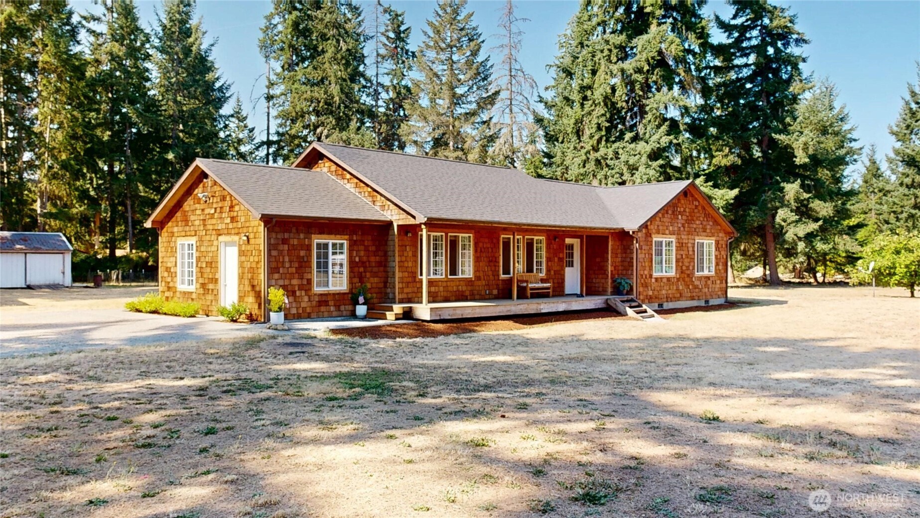 35812 Allen Road South Roy, WA 98580 - Photo 24 of 39 a view of a house with a yard and large tree