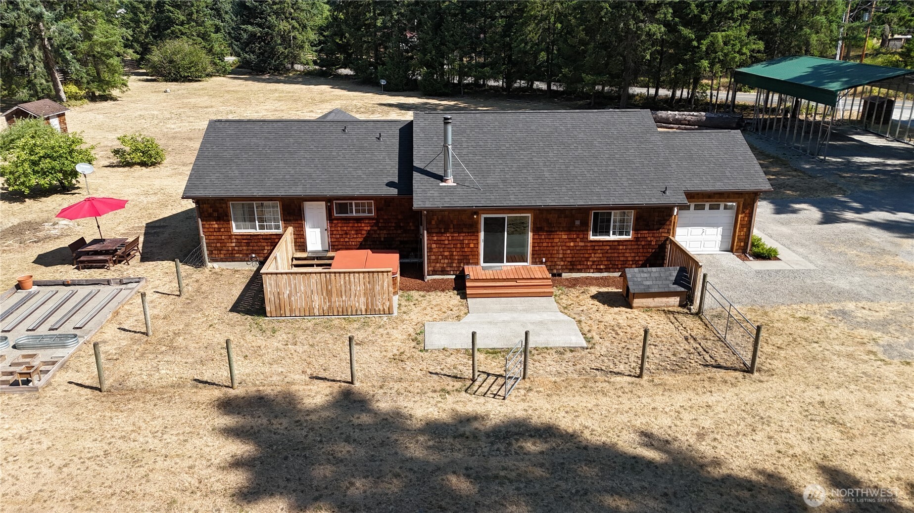 35812 Allen Road South Roy, WA 98580 - Photo 33 of 39 an outdoor space with seating area and furniture