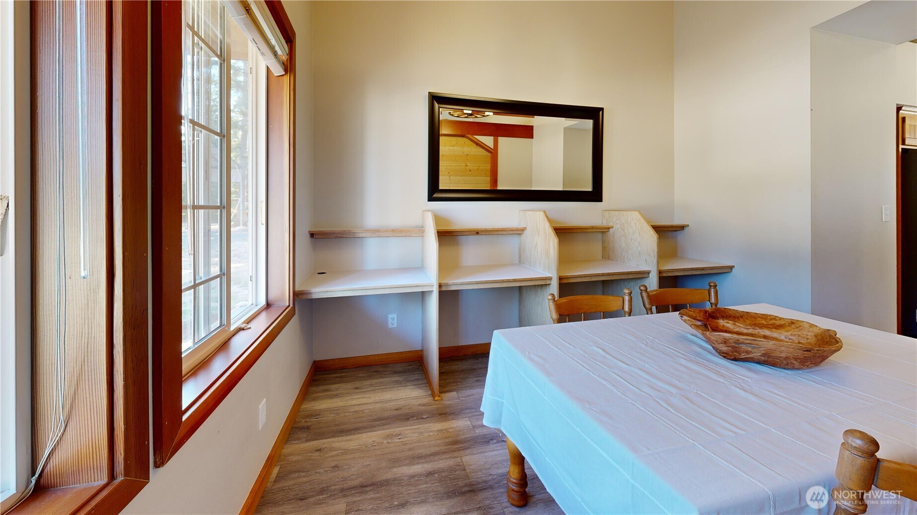 35812 Allen Road South Roy, WA 98580 - Photo 10 of 39 a bedroom with a bed and a flat screen tv
