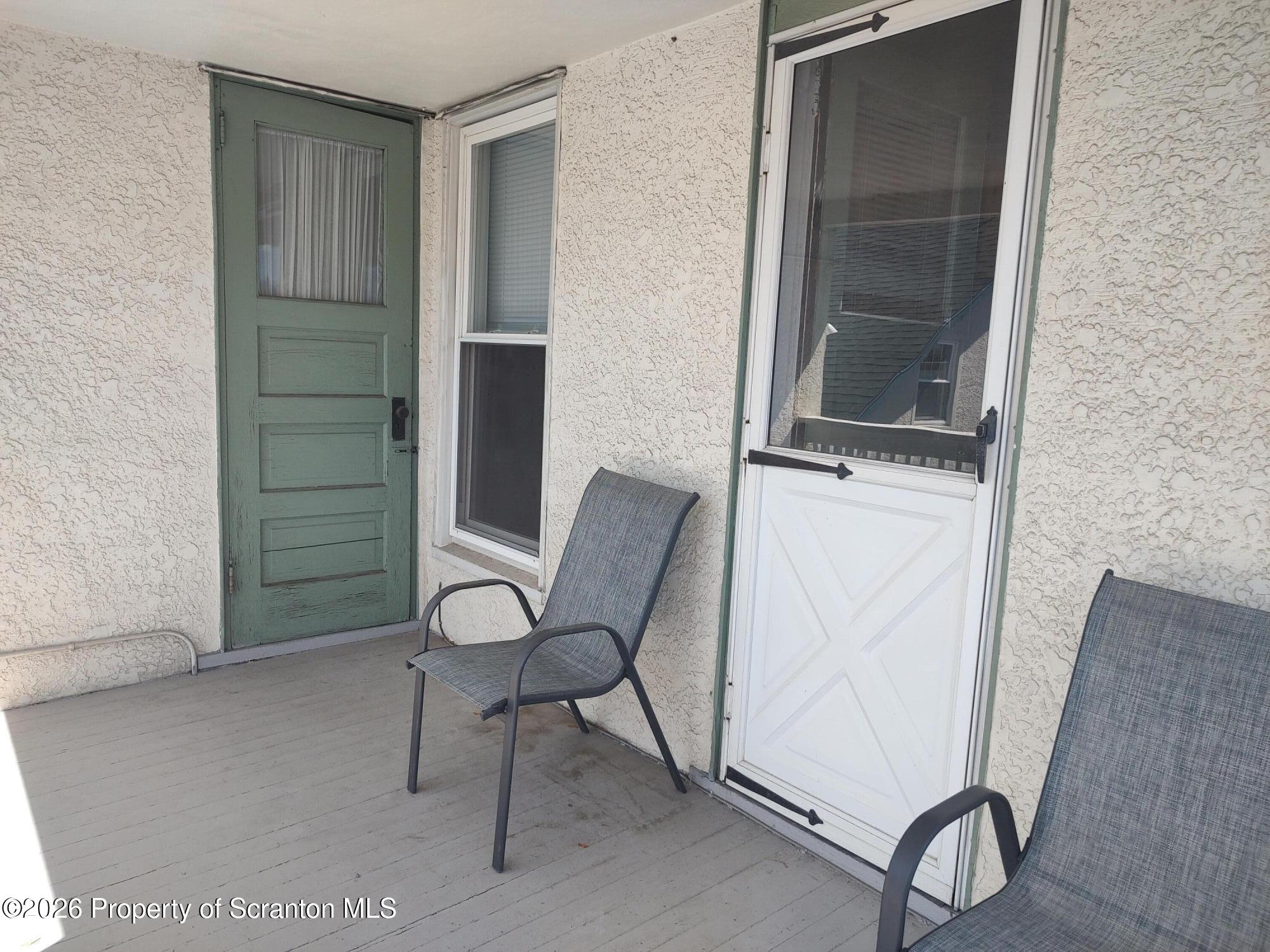 1019 Delaware Street, Unit 2 Scranton, PA 18509 - Photo 23 of 24 2nd Floor Balcony