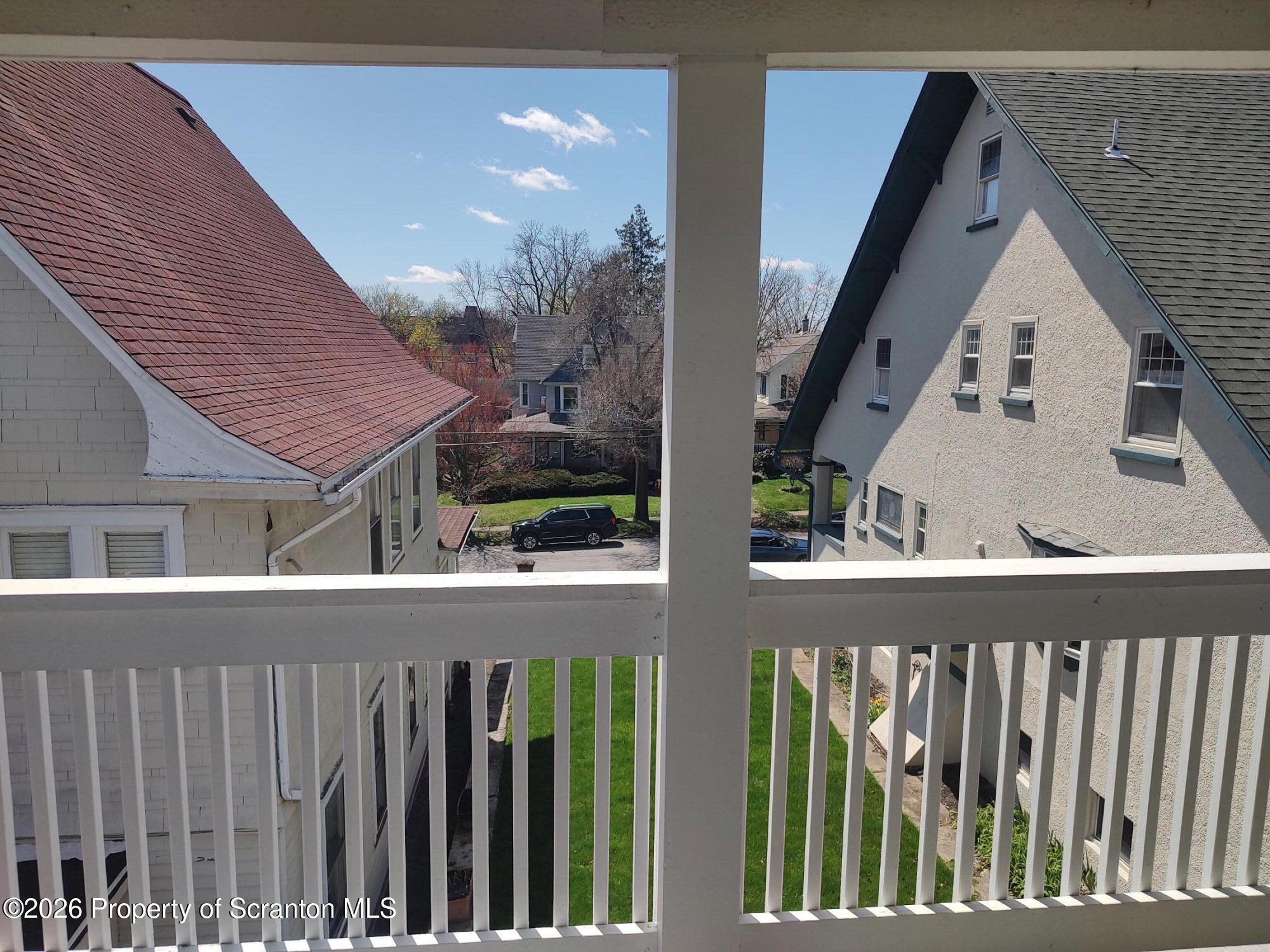1019 Delaware Street, Unit 2 Scranton, PA 18509 - Photo 24 of 24 View from Balcony
