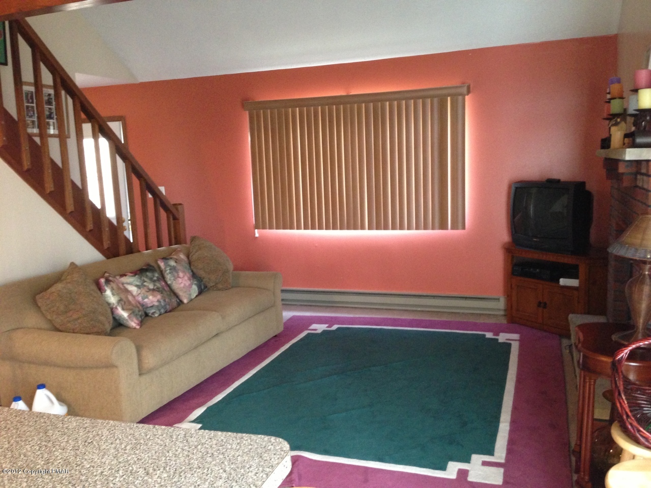 1237 Salisbury Road Bushkill, PA 18324 - Photo 5 of 11 a living room with furniture and a flat screen tv