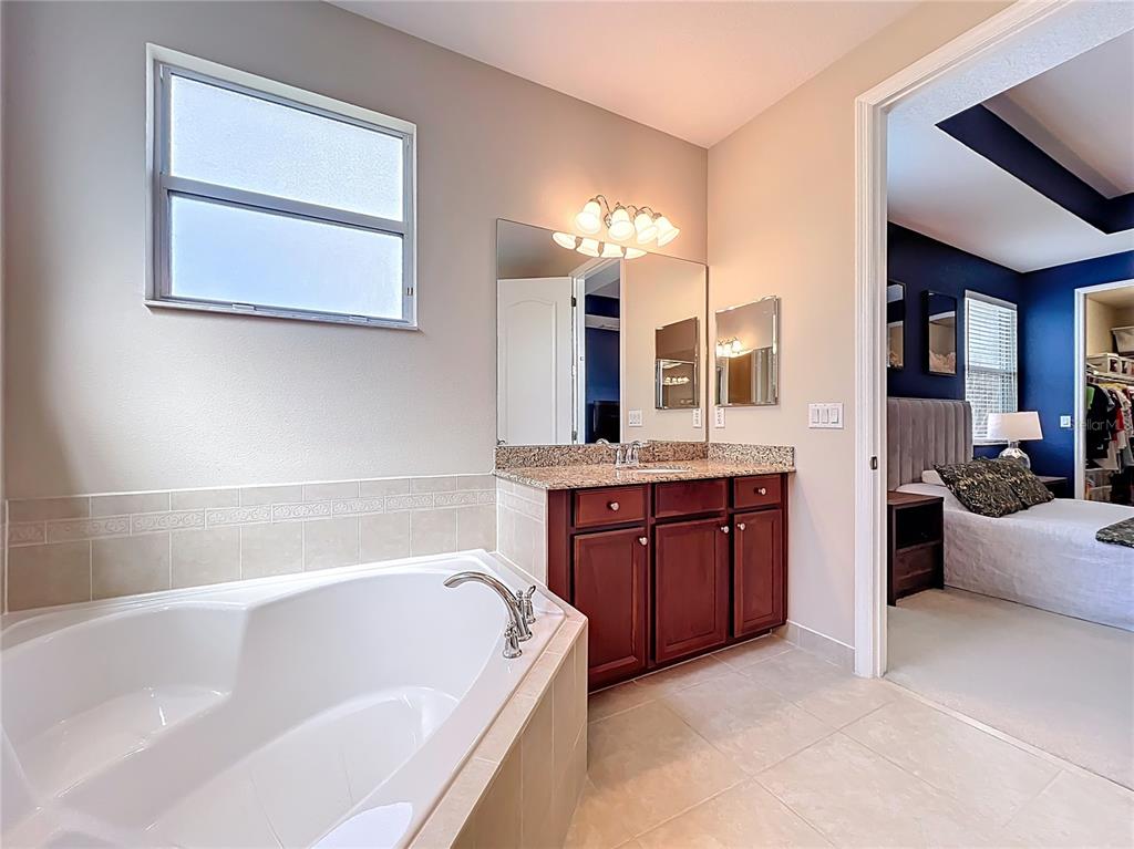 6573 Helmsley Circle Windermere, FL 34786 - Photo 41 of 54 a spacious bathroom with a tub sink and mirror