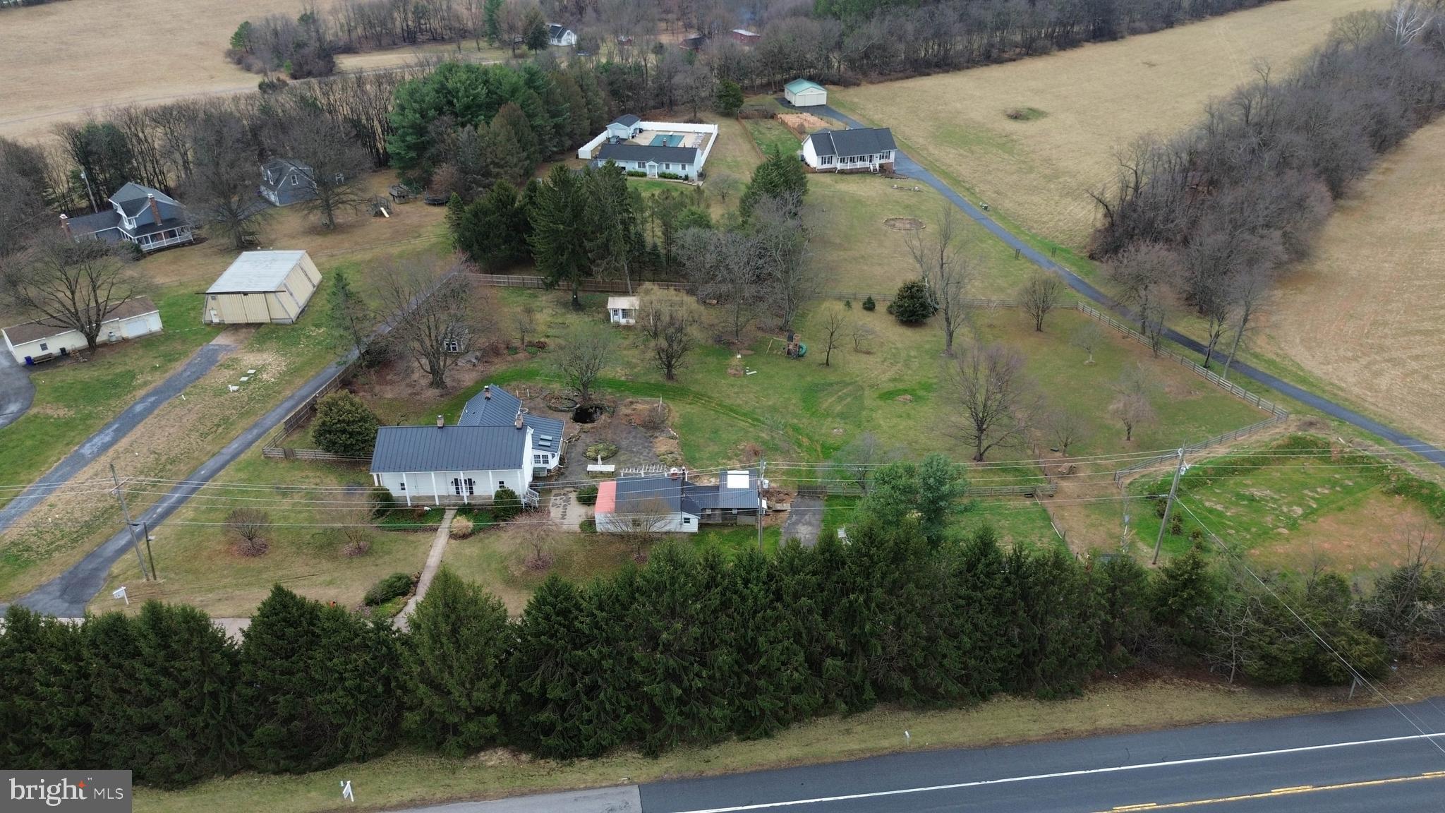 15539 Liberty Road Mount Airy, MD 21771 - Photo 54 of 68 an aerial view of residential house with outdoor space