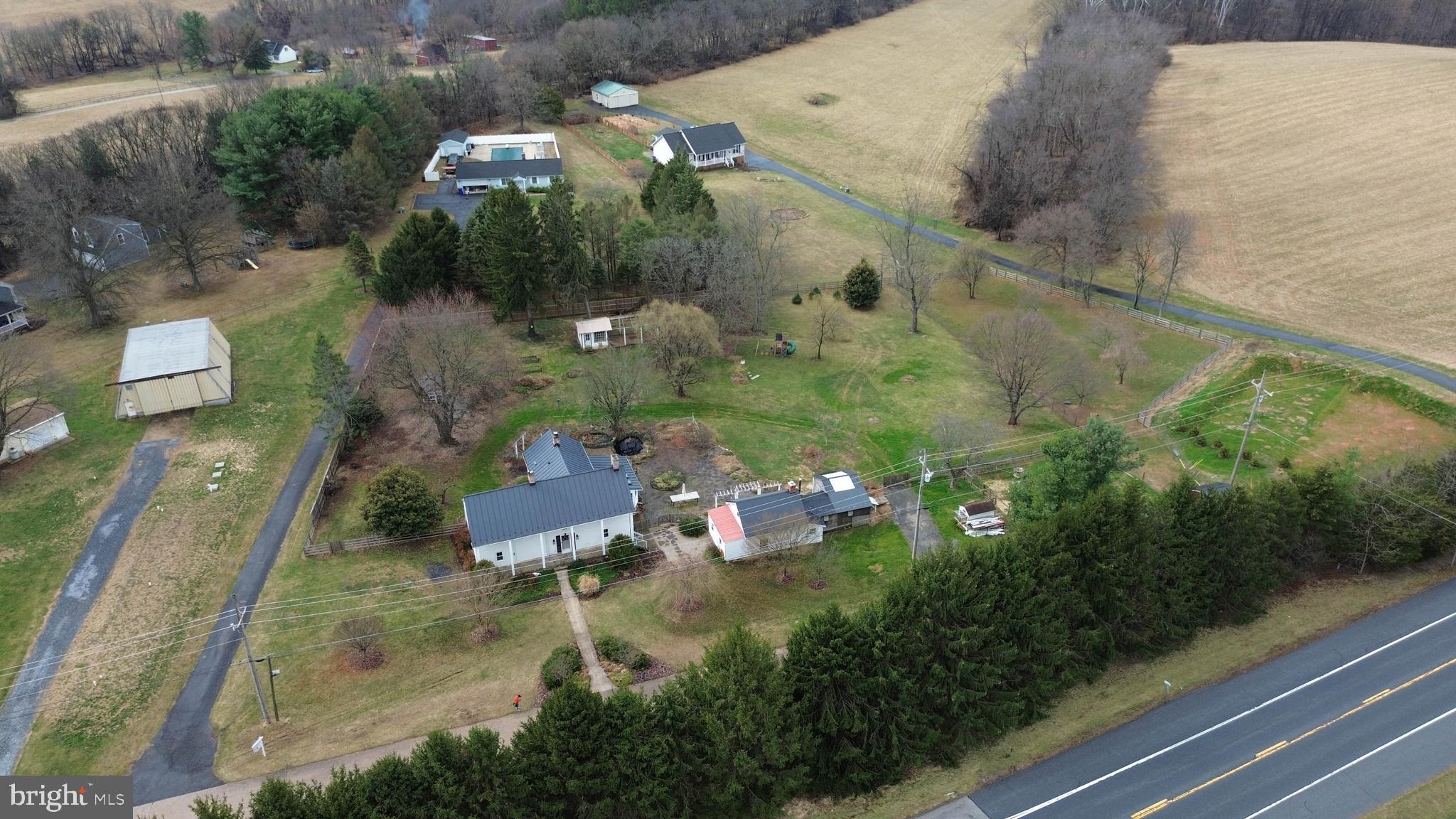 15539 Liberty Road Mount Airy, MD 21771 - Photo 64 of 68 an aerial view of residential house with outdoor space