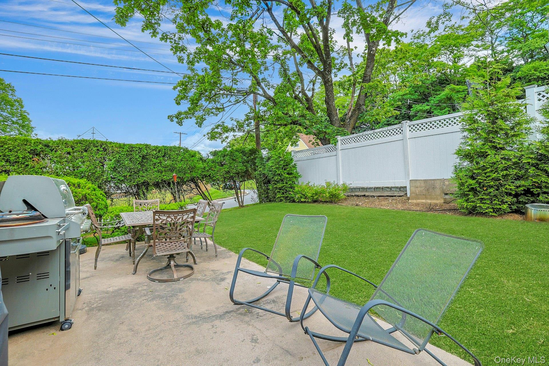 70 Durham Road White Plains, NY 10607 - Photo 11 of 32 Patio for BBQ and Entertaining Off Dining Area