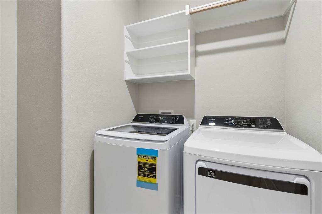 1124 Del Rio Drive Lavon, TX 75166 - Photo 27 of 32 Utility Room in the Emmy II home plan by Trophy Signature Homes - REPRESENTATIVE PHOTO
