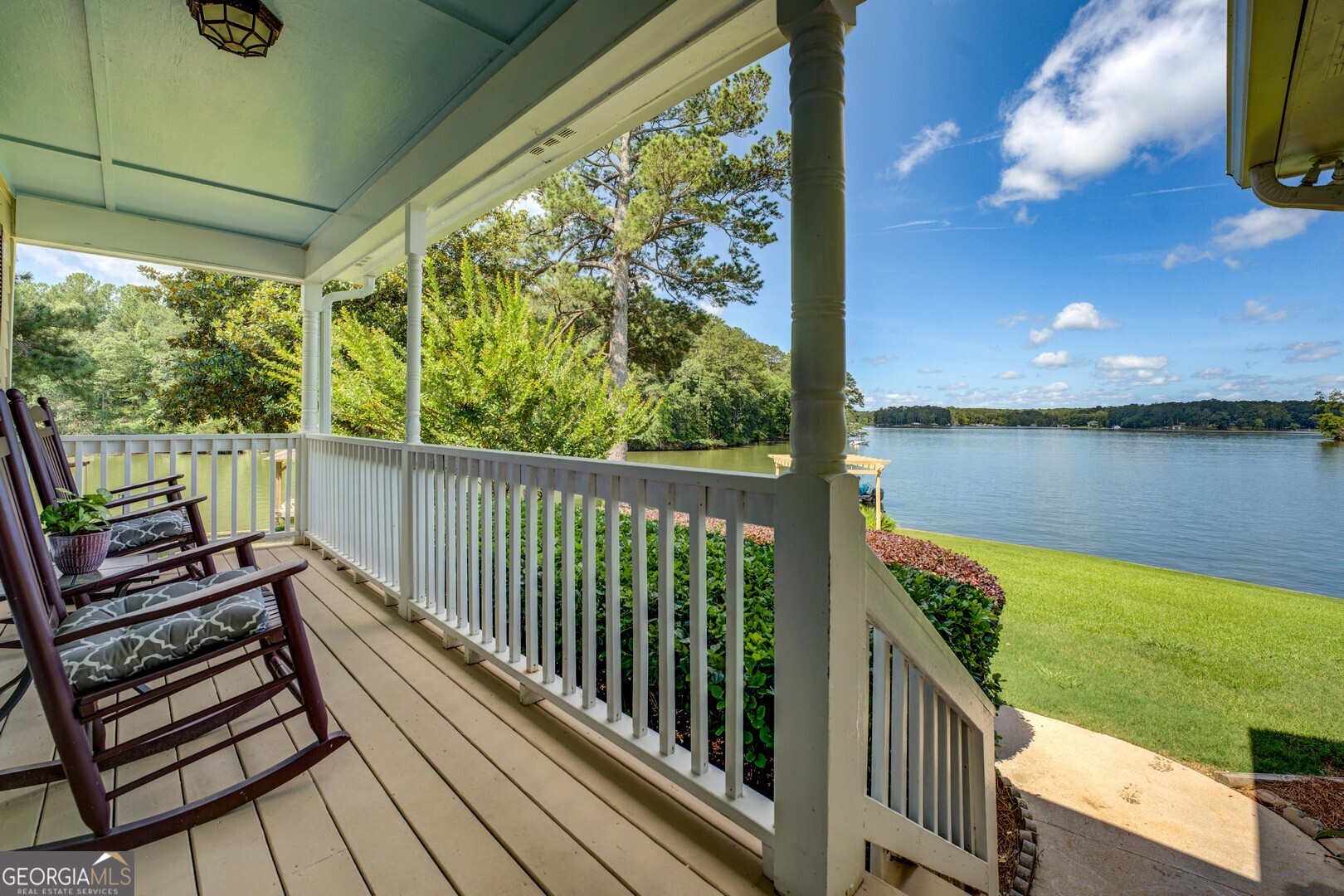 8950 Jackson Lake Road Monticello, GA 31064 - Photo 83 of 88 a view of a balcony with wooden floor