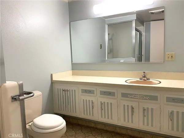 a bathroom with a sink and a toilet