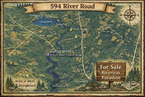 $1,060,000 | 594 River Road, Windham, ME 04062