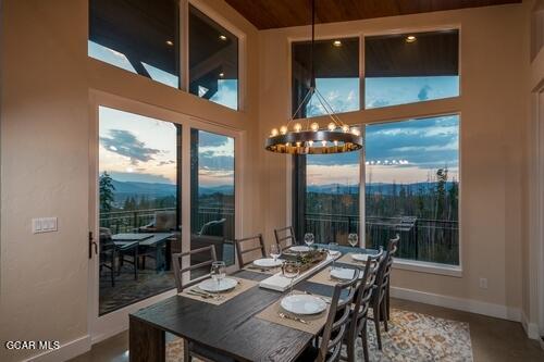 728 Cozens Ridge Fraser, CO 80442 - Photo 16 of 61 Dining Room at Dusk