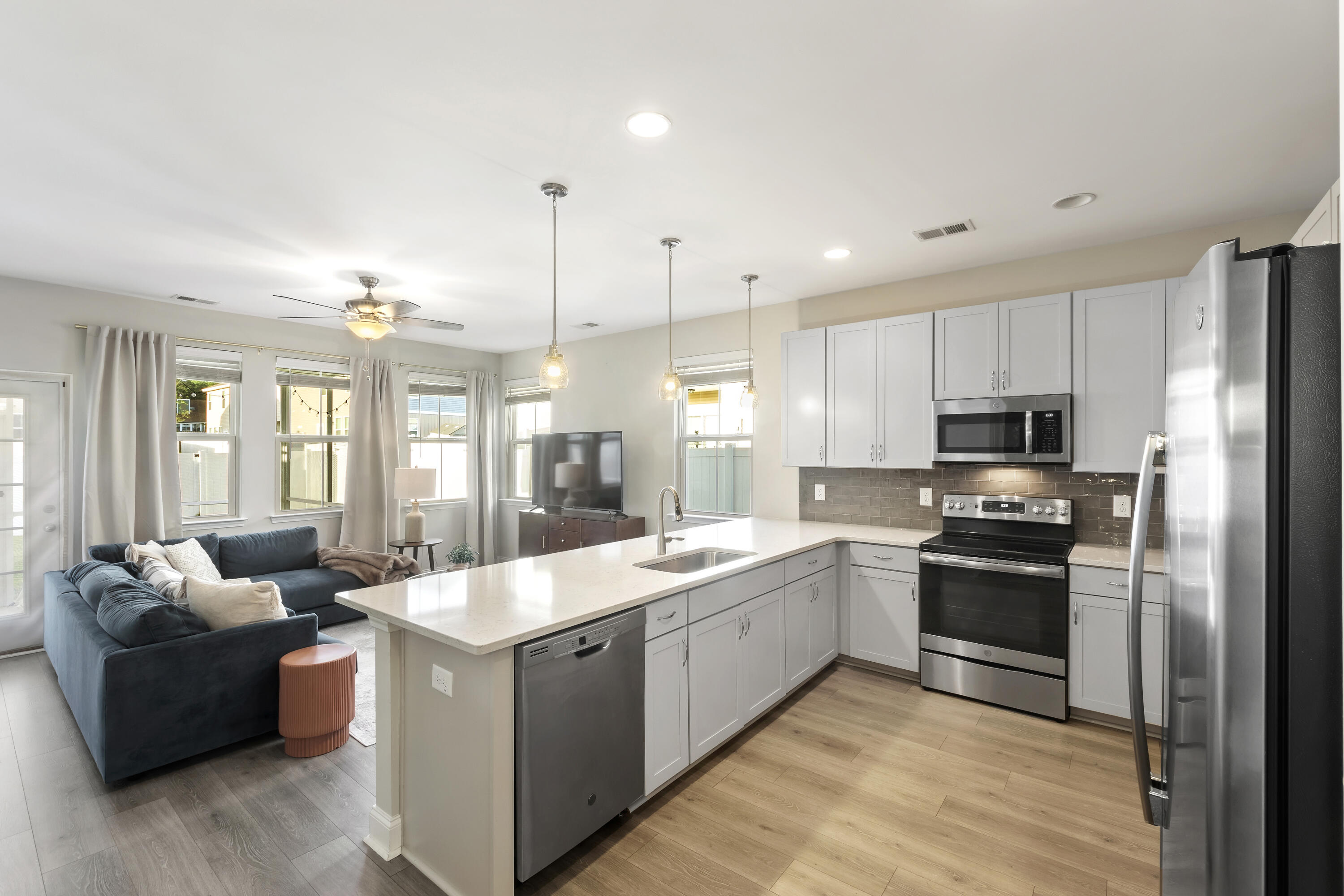 7814 Montview Road North Charleston, SC 29418 - Photo 1 of 22 Kitchen Open to Living Room