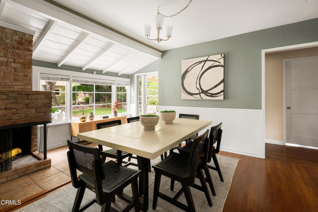 1873 North Harding Avenue Altadena, CA 91001 - Photo 15 of 55 a view of a dining room with furniture and wooden floor