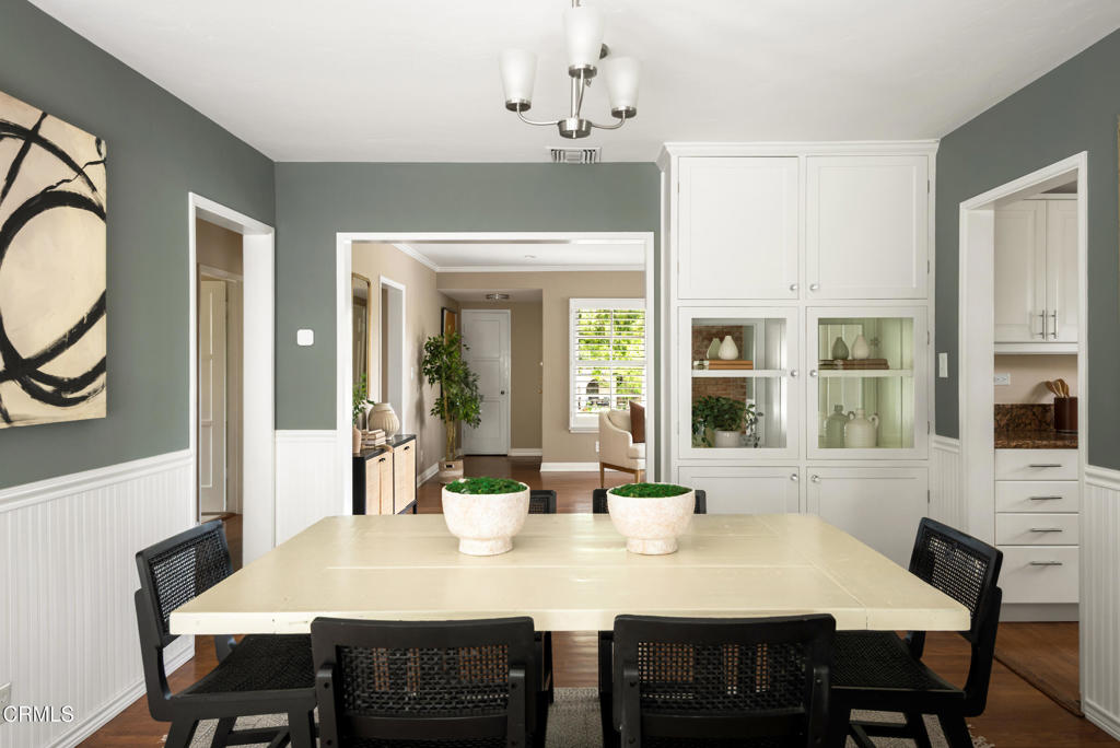 1873 North Harding Avenue Altadena, CA 91001 - Photo 16 of 55 a view of a dining room with furniture window and wooden floor