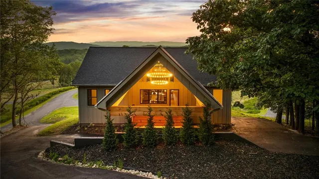 a view of outdoor space with garden