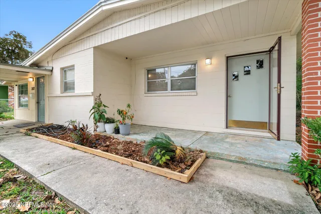 a front view of a house with porch