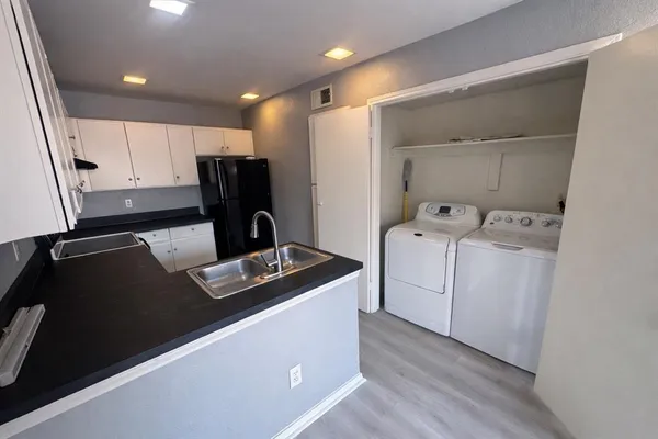 a room with storage and utility