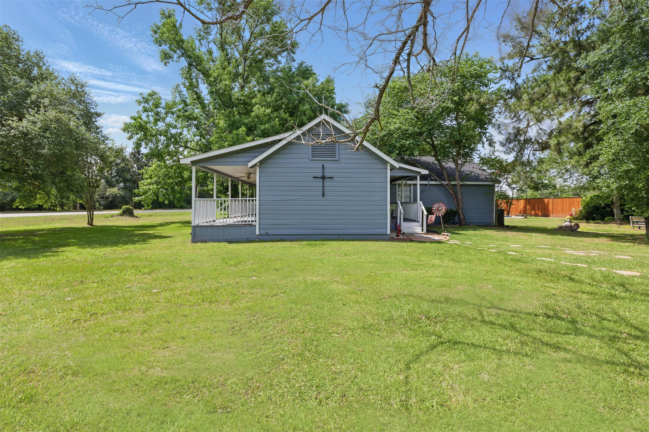 25371 Kickapoo Road Hockley, TX 77447 - Photo 3 of 46 a house view with a outdoor space