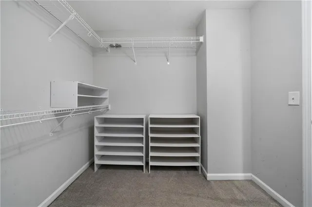 a view of walk in closet