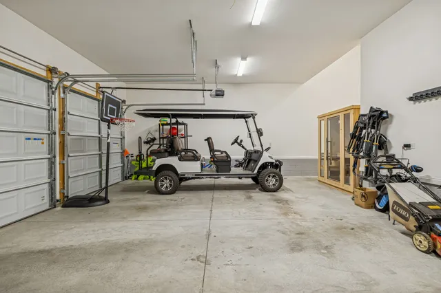 a view of a chairs and table in the patio