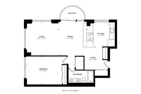 $425,000 | 2020 North Lincoln Park West, Unit 28F, Chicago, IL 60614