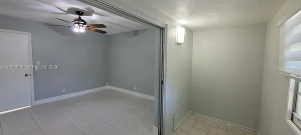 a view of an empty room