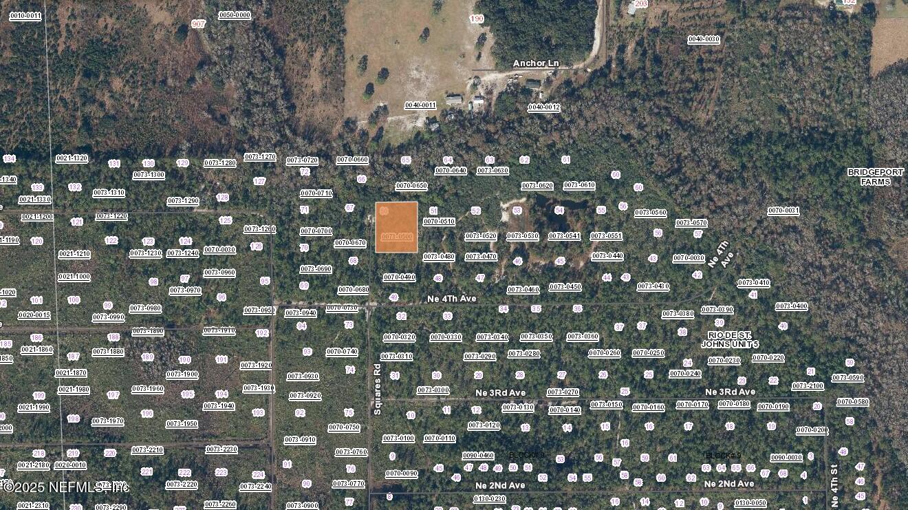 708 Squares Road Palatka, FL 32177 - Photo 3 of 13 Overhead View of Lot