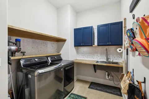 a bathroom with a shower and toilet