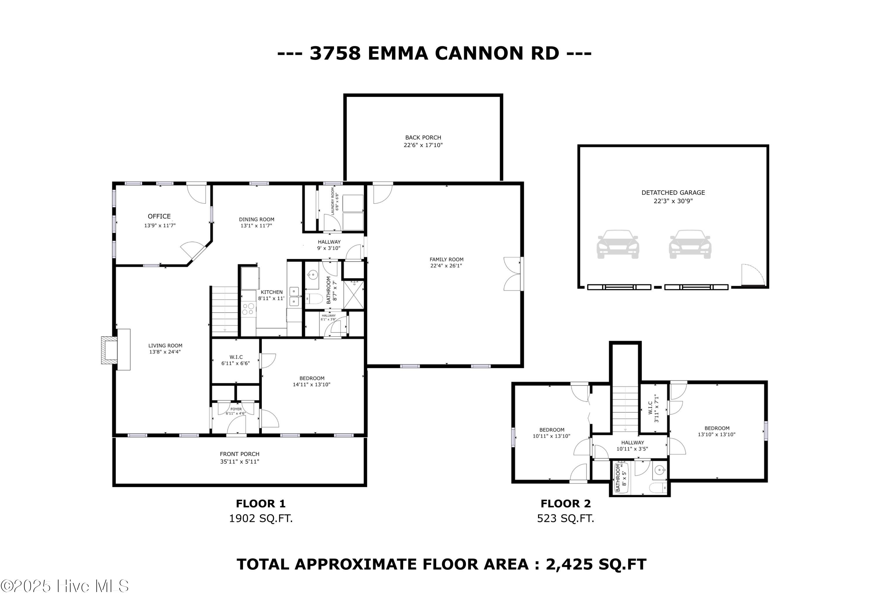 3758 Emma Cannon Road Ayden, NC 28513 - Photo 46 of 46 Floorplan