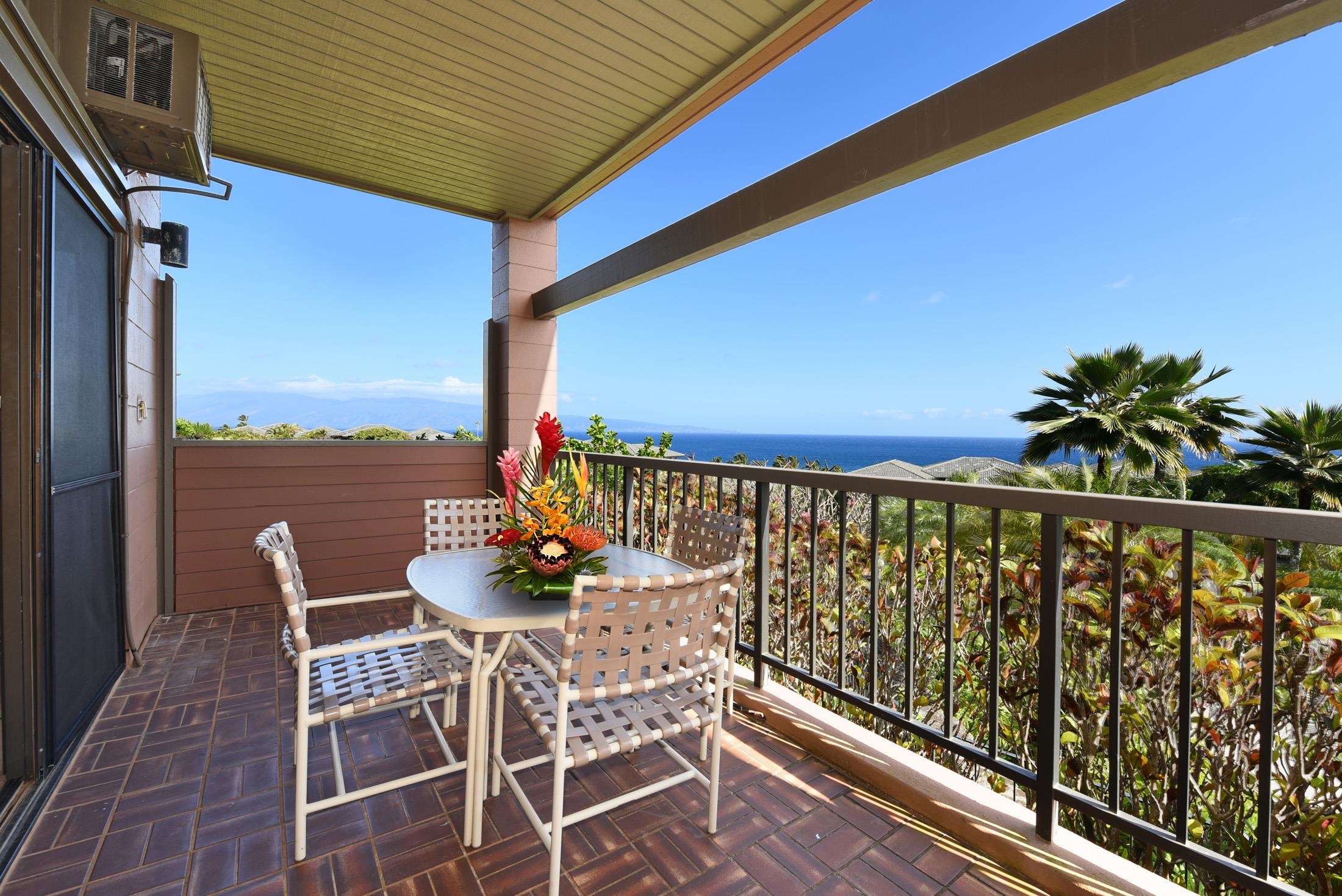 100 Ridge Road, Unit 101315 Lahaina, HI 96761 - Photo 4 of 23 a view of a balcony with furniture and outdoor space