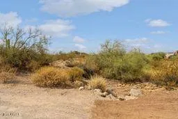 a view of a city with mountain