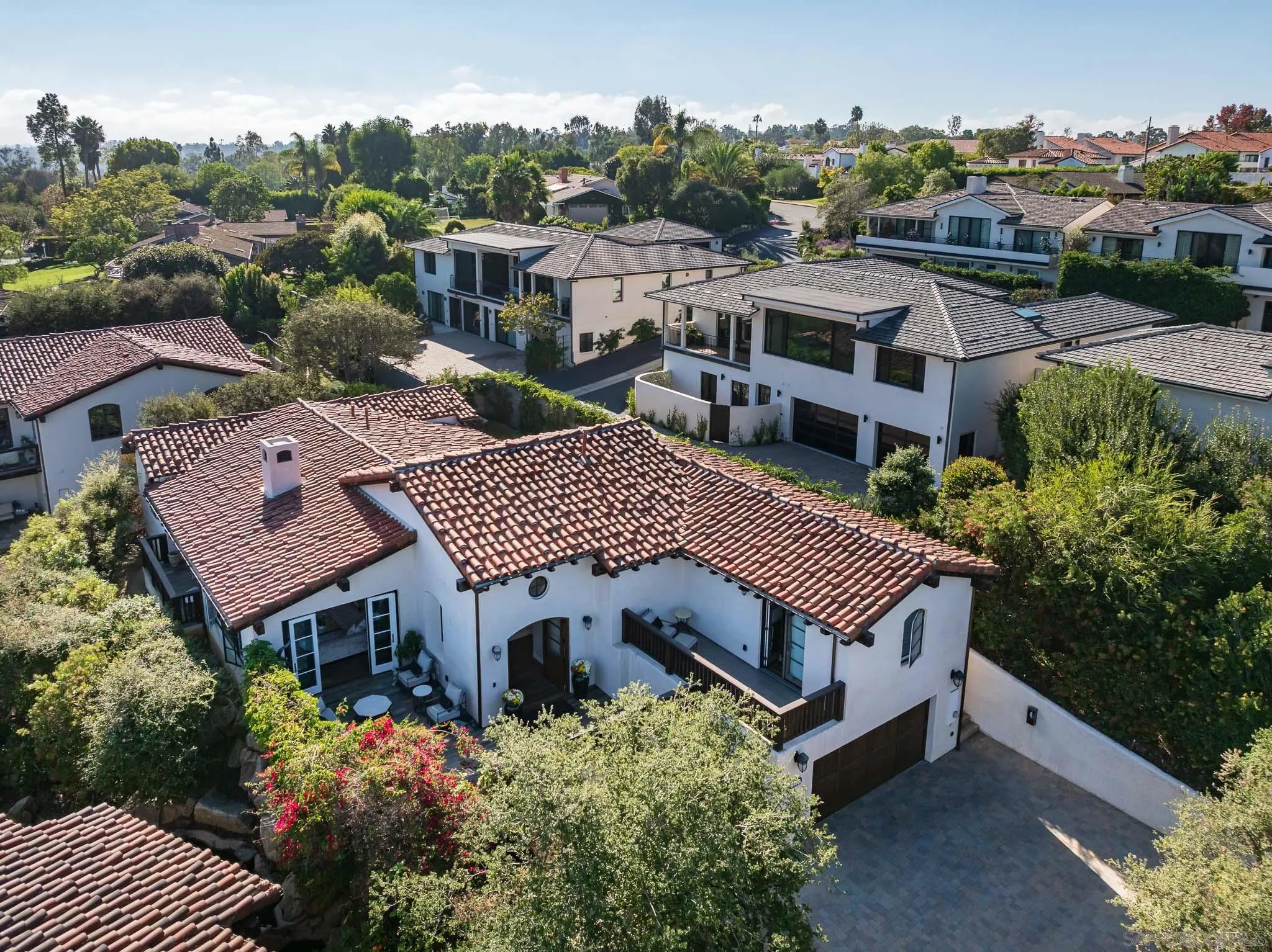 6152 Camino Selva Rancho Santa Fe, CA 92067 - Photo 37 of 37 an aerial view of a house with a garden space