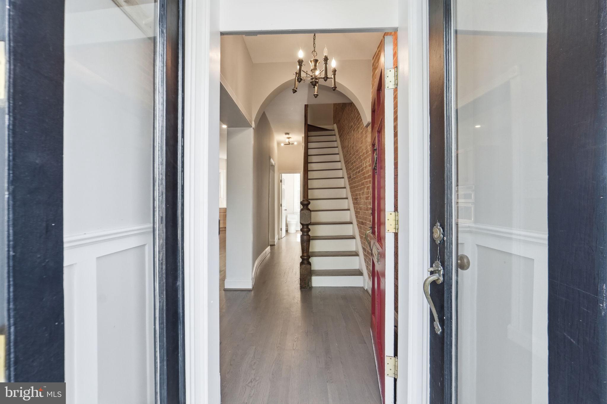 706 12th Street Northeast Washington, DC 20002 - Photo 14 of 49 a view of a hallway with wooden floor