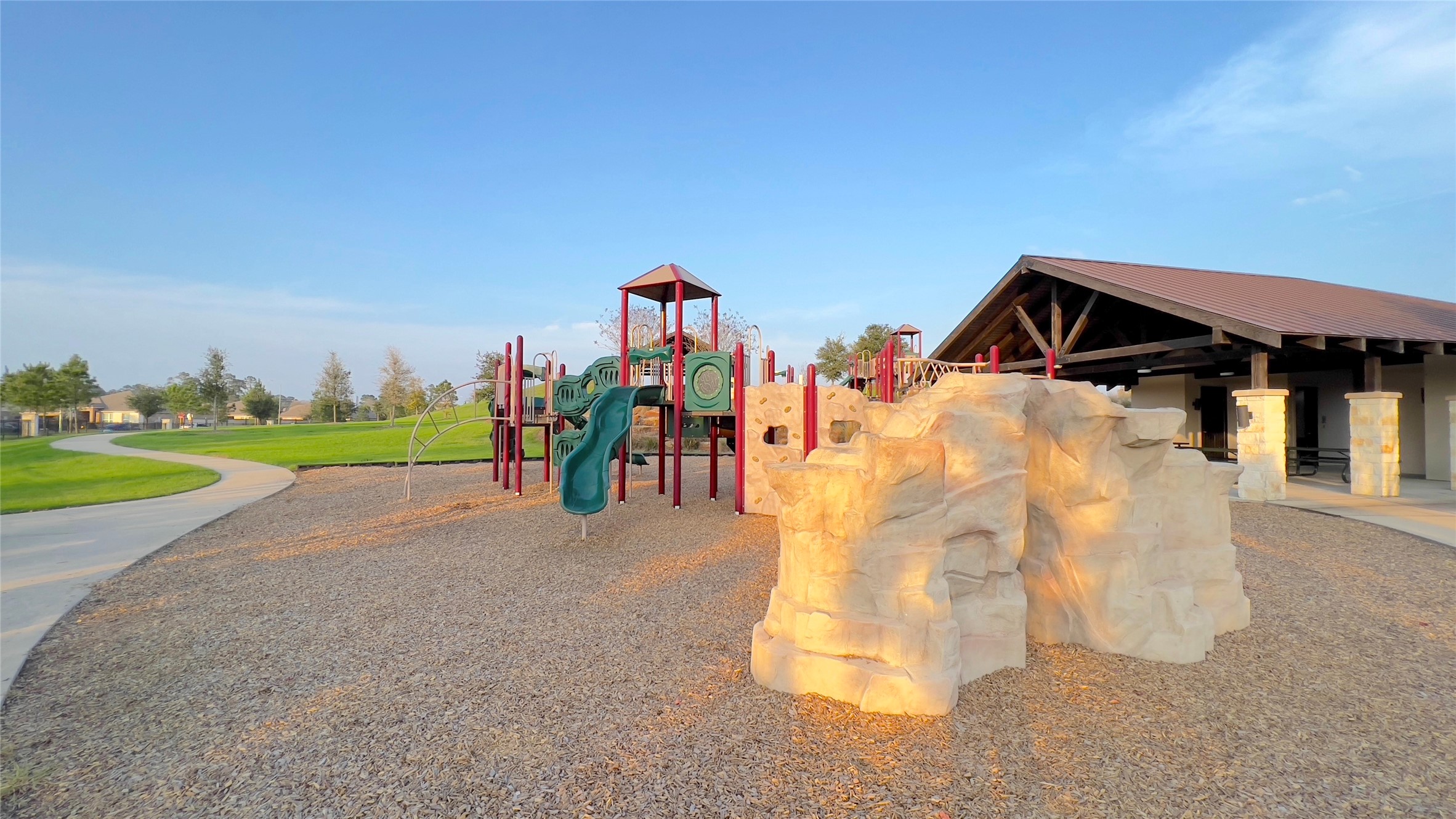 20714 Round Key Drive Hockley, TX 77447 - Photo 18 of 20 a view of a house with a yard