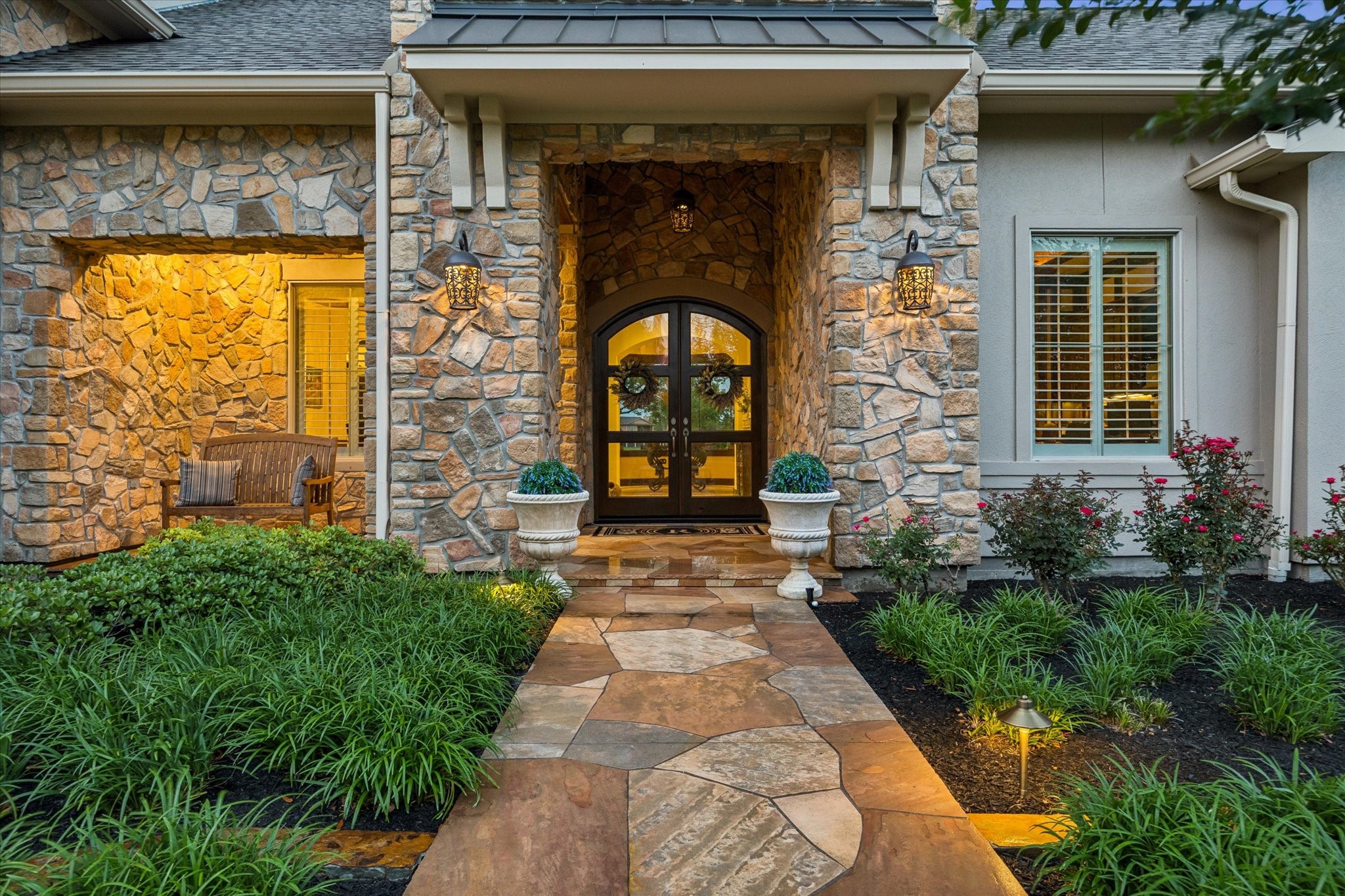 32102 Fulbrook Commons Fulshear, TX 77441 - Photo 13 of 50 The front entrance showcases rich architectural details and an inviting sense of arrival.