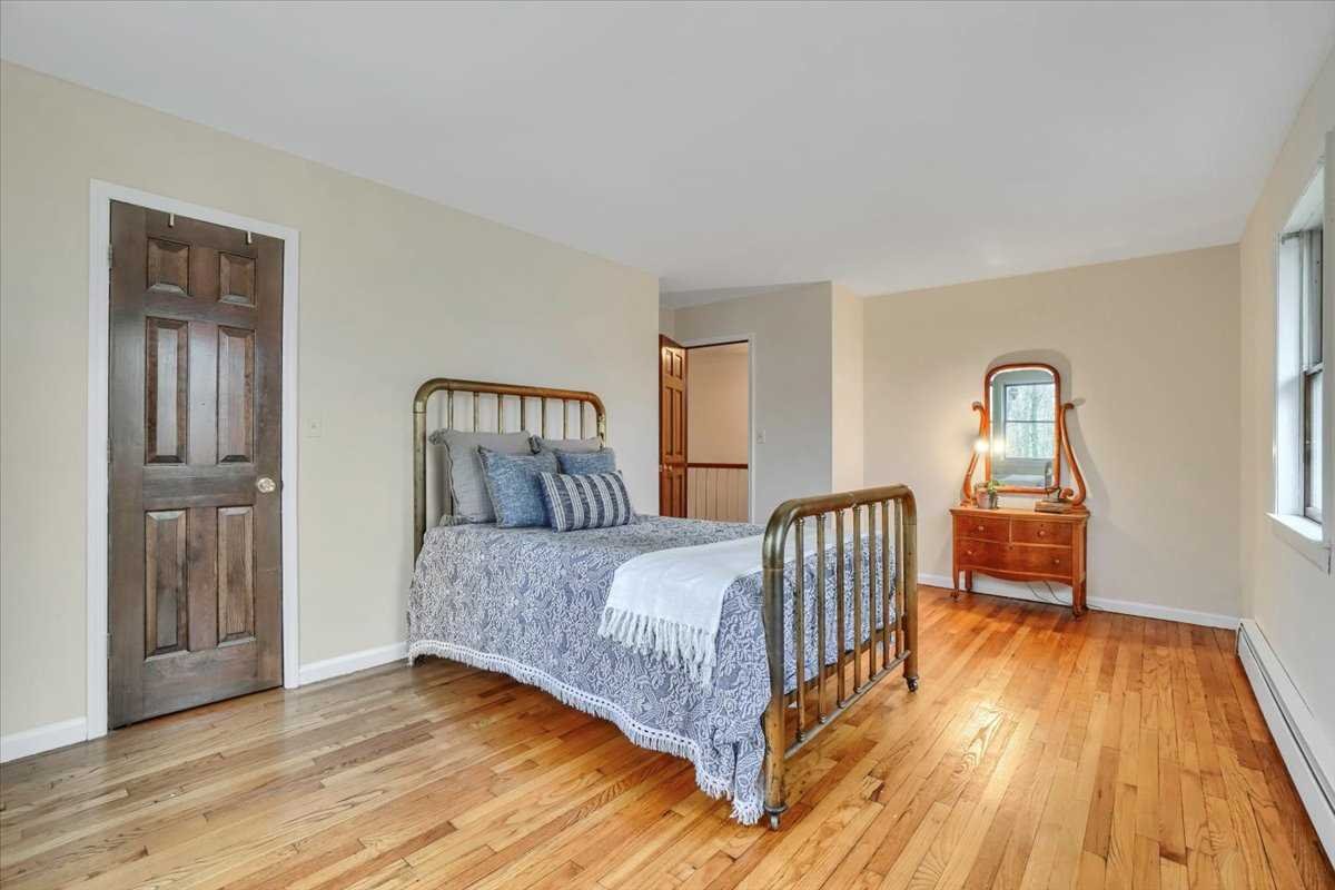 158 Bohl Road East Fishkill, NY 12533 - Photo 24 of 39 a bedroom with a bed and wooden floor