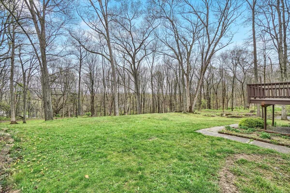 158 Bohl Road East Fishkill, NY 12533 - Photo 34 of 39 a view of a backyard with large trees