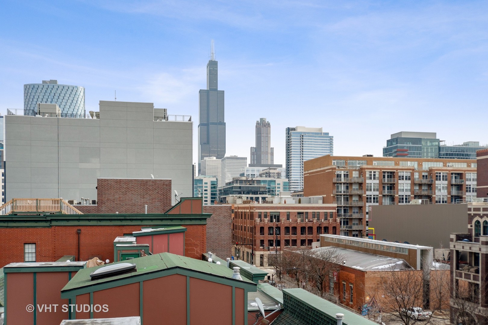 1034 West Monroe Street Chicago, IL 60607 - Photo 22 of 26 a view of city from balcony