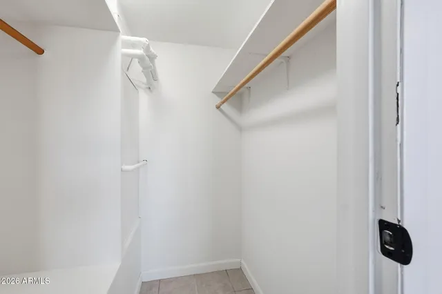 a view of walk in closet