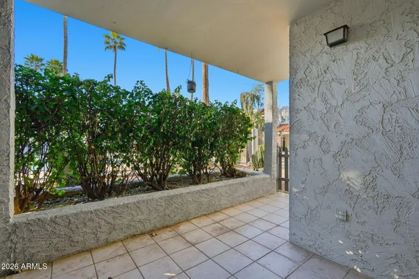 a view of a pathway with a yard