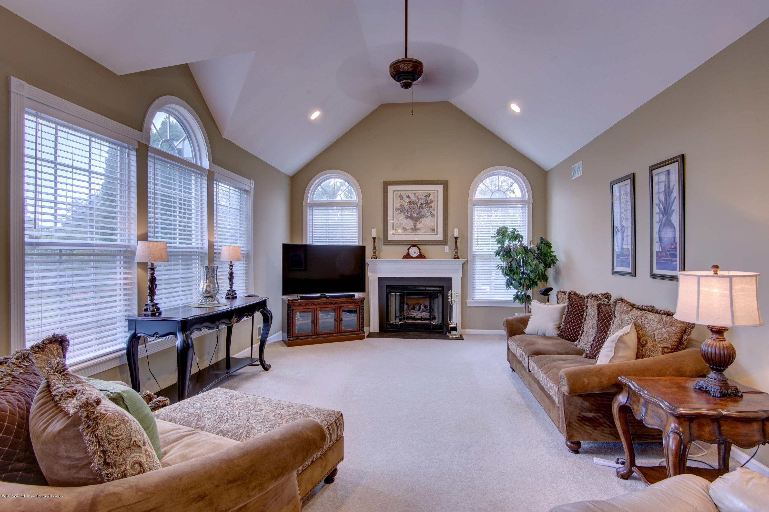 333 Rock Oak Road Freehold, NJ 07728 - Photo 30 of 48 Family Room w/Gas FP
