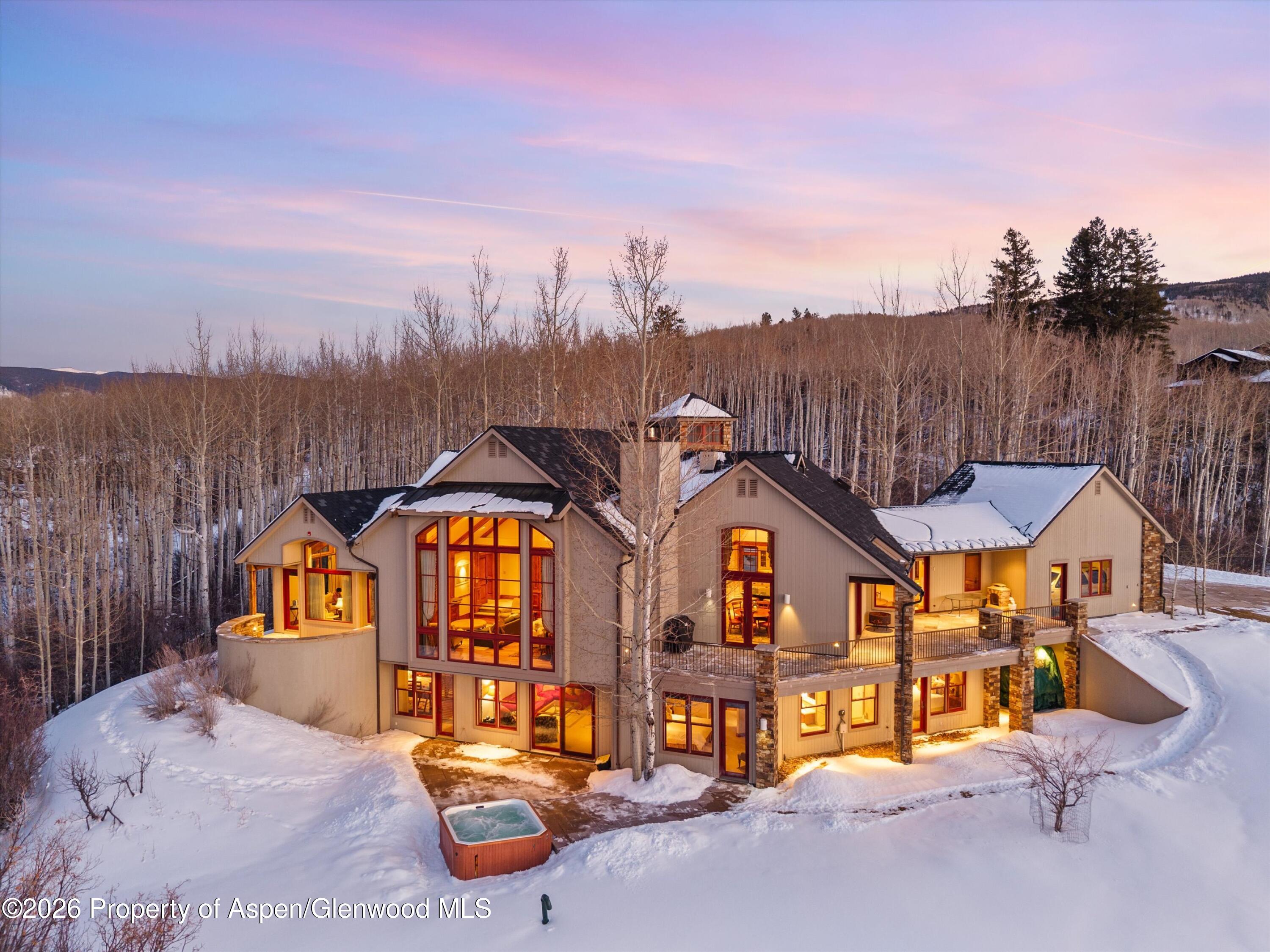 971 Cluny Road Aspen, CO 81611 - Photo 39 of 39 a view of multiple houses with a yard