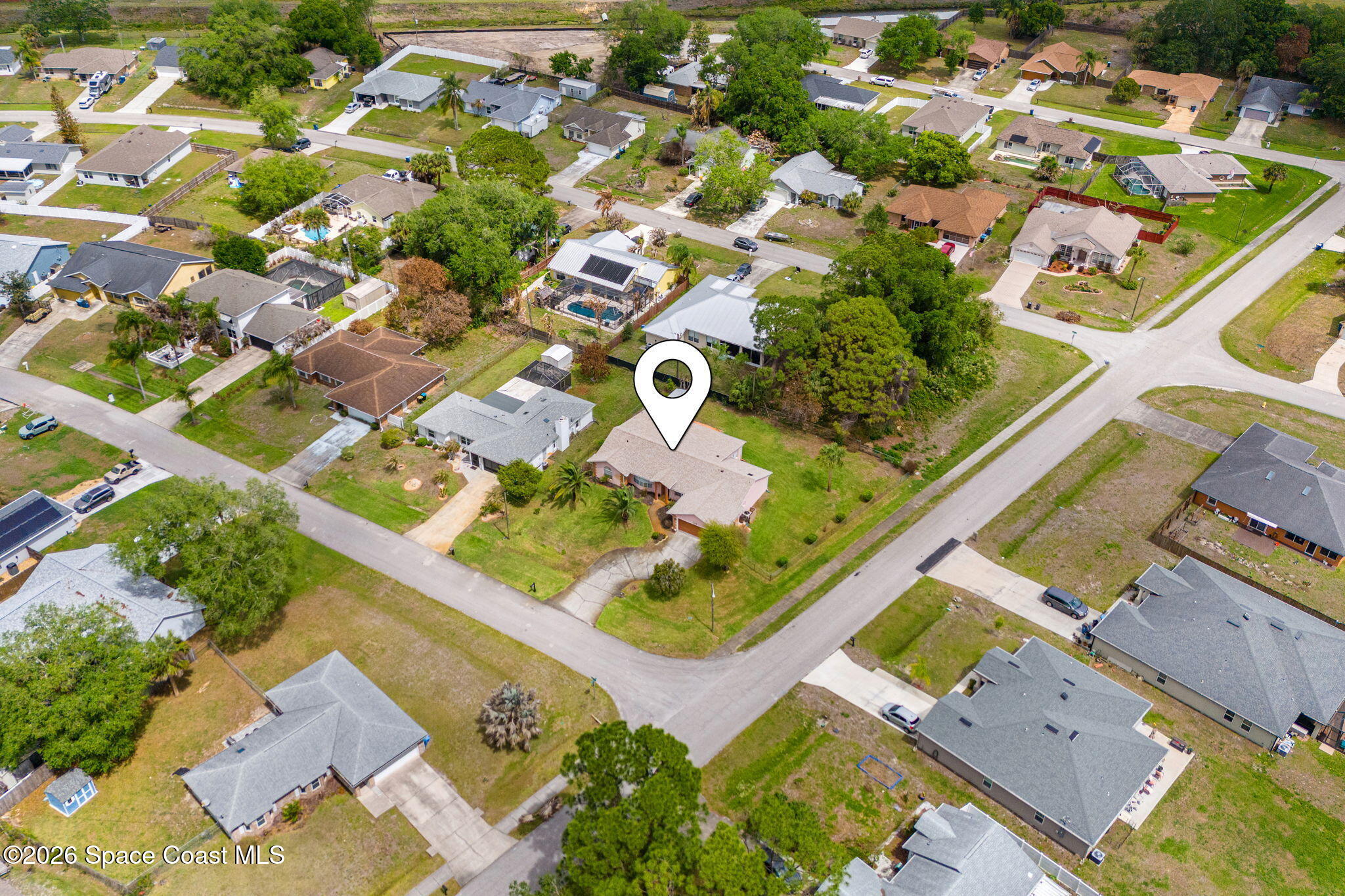597 Balcom Terrace Southeast Palm Bay, FL 32909 - Photo 45 of 47 Aerial Views