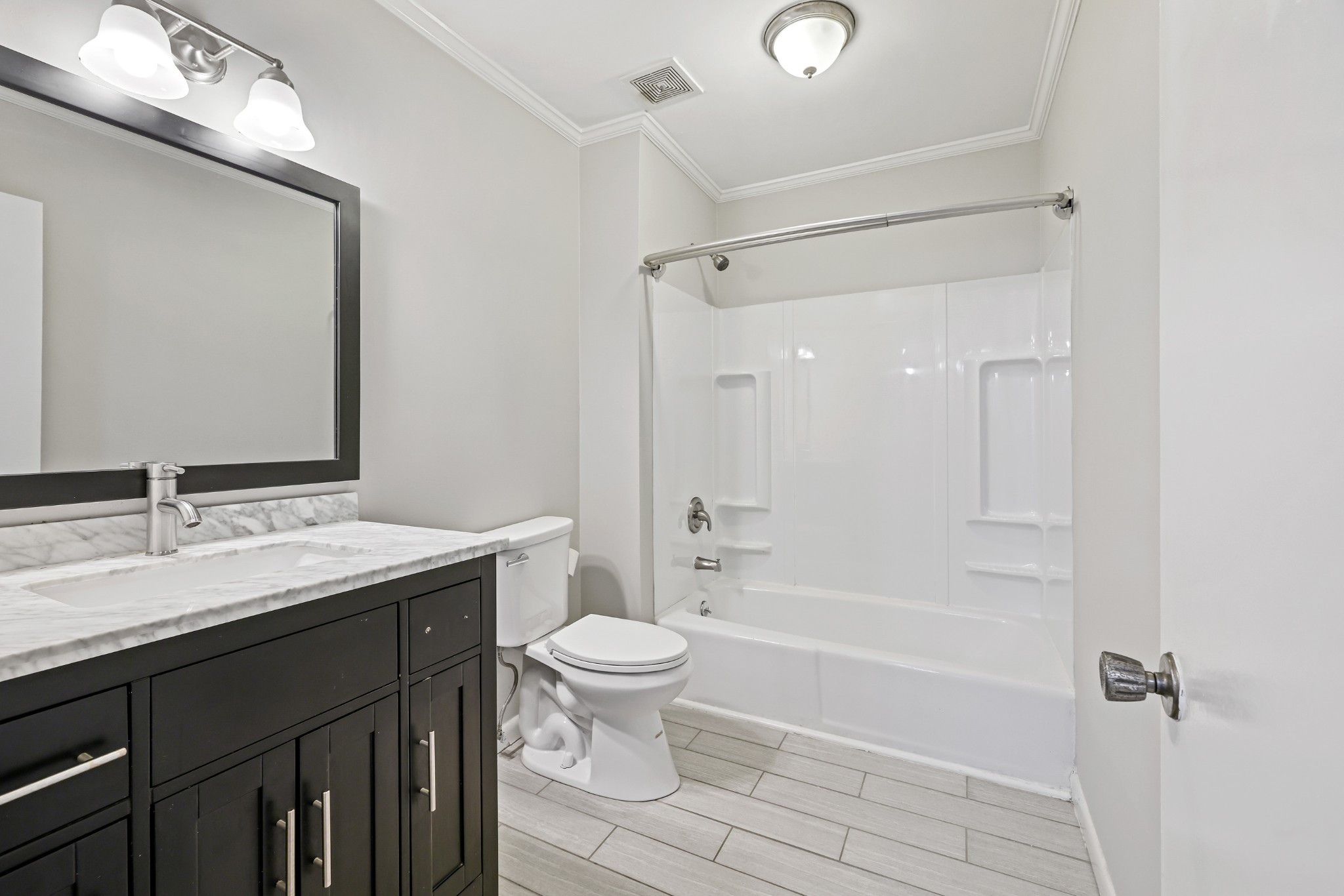 1900 Richard Jones Road, Unit V10 Nashville, TN 37215 - Photo 26 of 49 a bathroom with a granite countertop sink toilet and shower