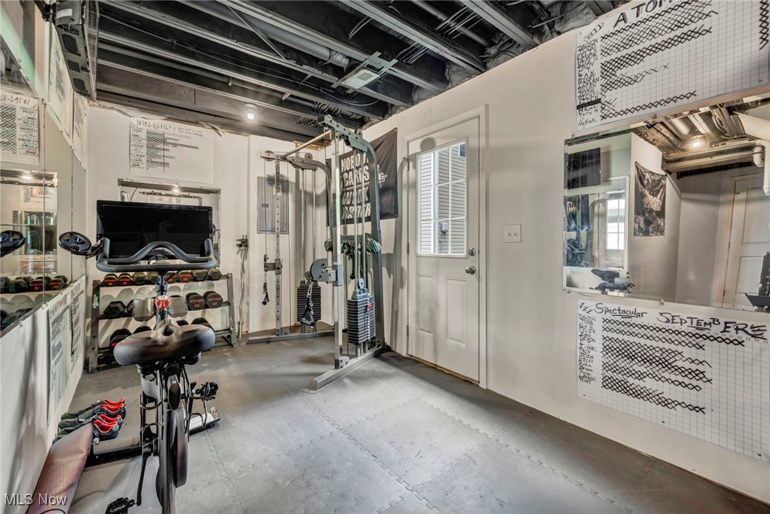 191 Raintree Lane Painesville, OH 44077 - Photo 29 of 35 Workout room featuring concrete flooring