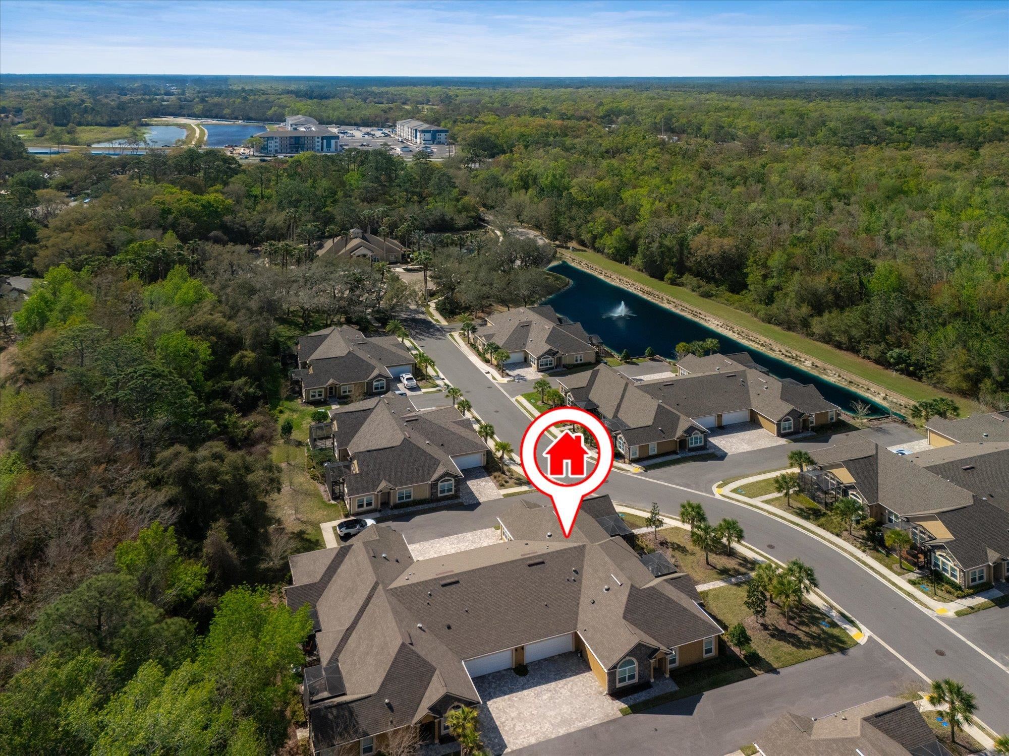 82 Timoga Trail St. Augustine, FL 32084 - Photo 38 of 62 Aerial overview of property's location with a nearby body of water and nearby suburban area