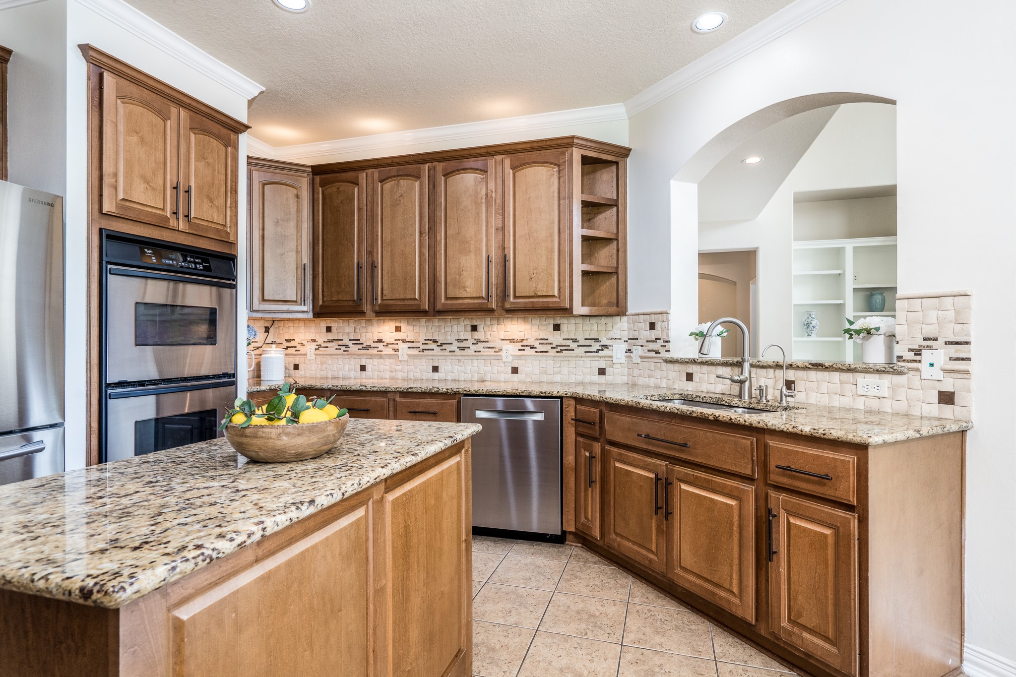5914 Oakmoss Trail Spring, TX 77379 - Photo 12 of 50 Featuring stainless appliances including double ovens along with an updated gas cooktop ideal for cooking up meals!