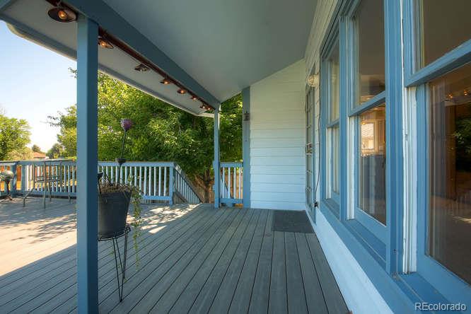 8205 Sweet Water Road Lone Tree, CO 80124 - Photo 24 of 33 a view of balcony with wooden floor