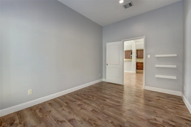 wooden floor in an empty room